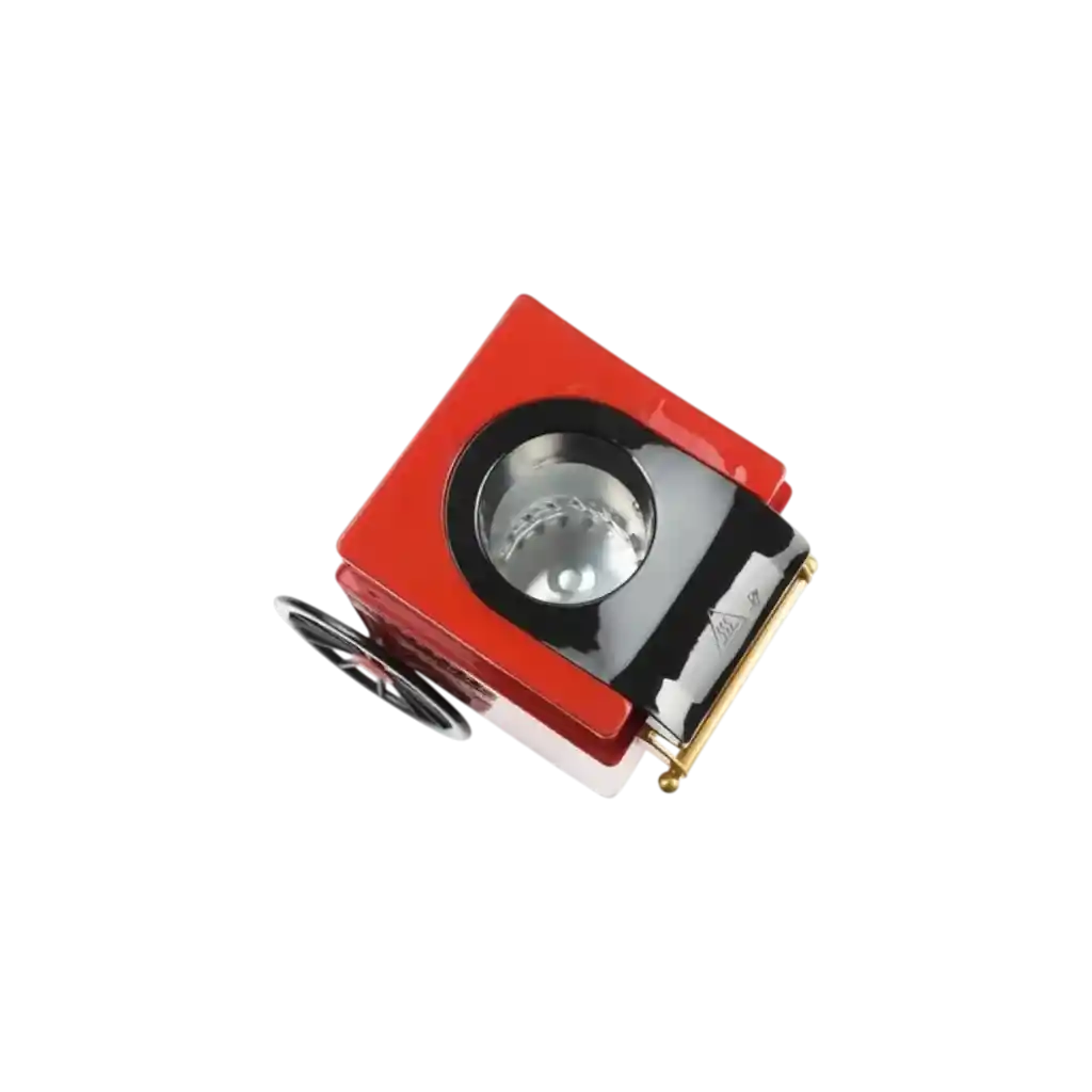 Maquina Crispetera Electrica Casera Sin Aceite Grande Color Rojo