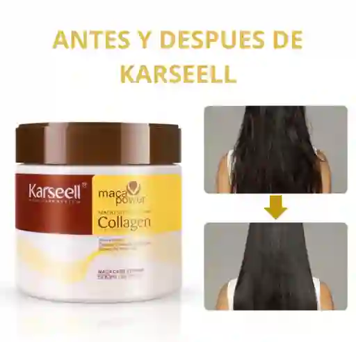 Tratamiento Mascarilla Capilar Con Colageno Karseell 500 Ml