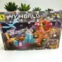 Juego De Construcción My World 522 Piezas Fuego Y Lava Tipo Lego