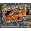 Juego De Construcción My World 522 Piezas Fuego Y Lava Tipo Lego