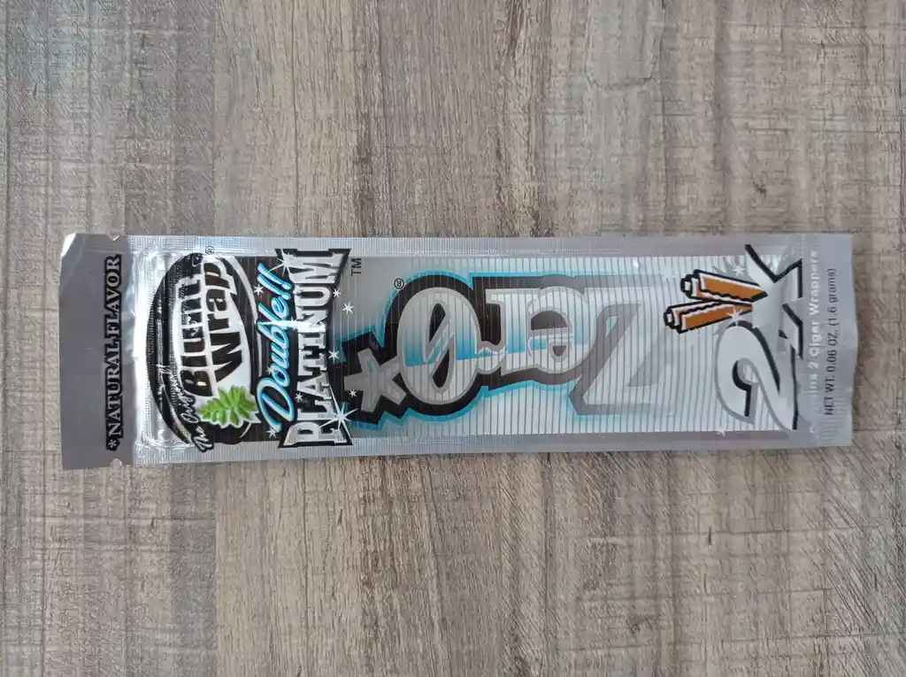 Double Platinum Blunt - Natural Flavor En Combo + Relleno Premium De Magia Verde