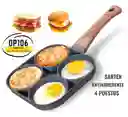 Sarten Antiadherente 4 Puestos Para Huevos Arepas Pancakes Wafles