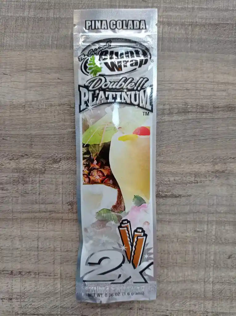 Double Platinum Blunt - Pina Colada En Combo + Relleno Premium De Magia Verde