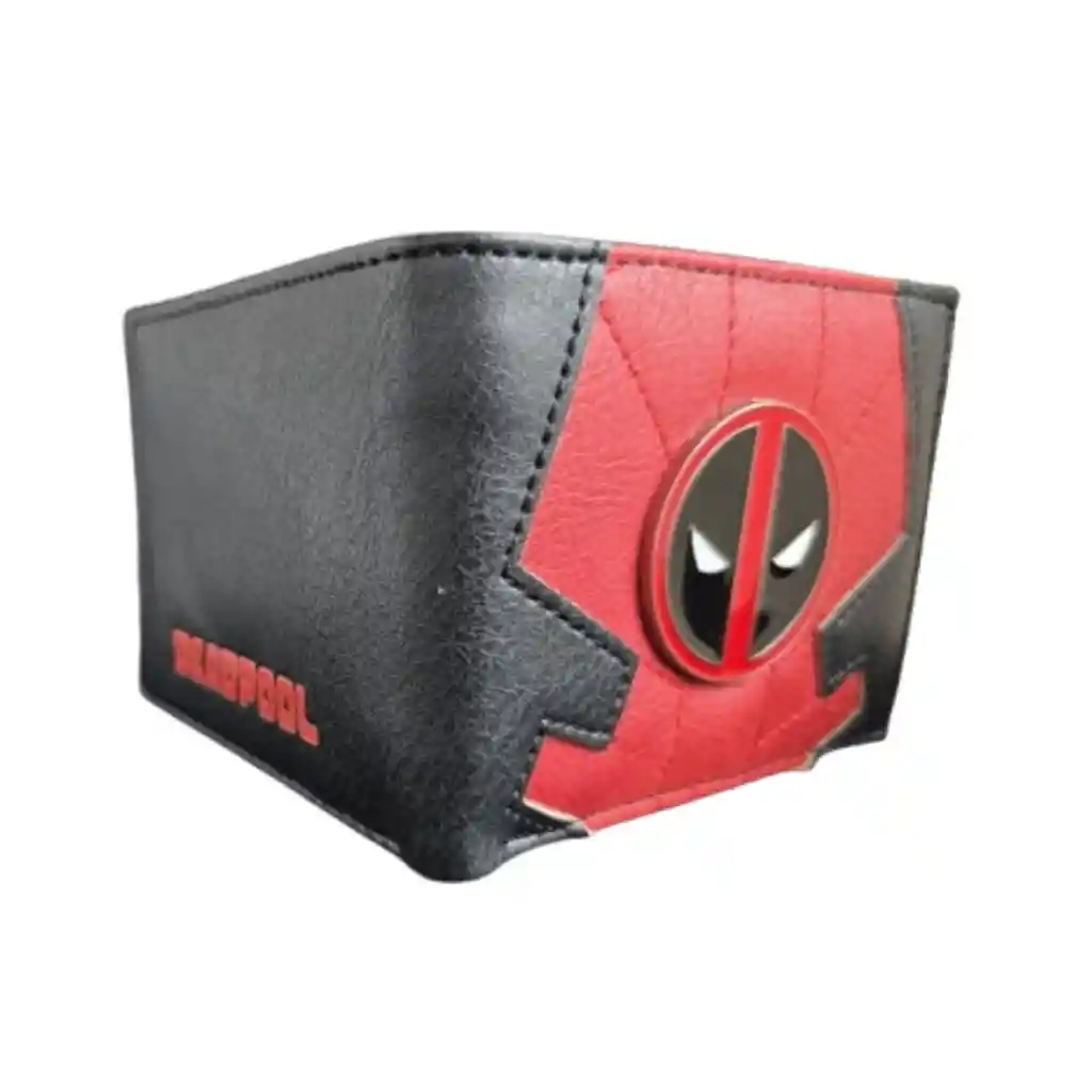 Billetera Deadpool Logo Metalico