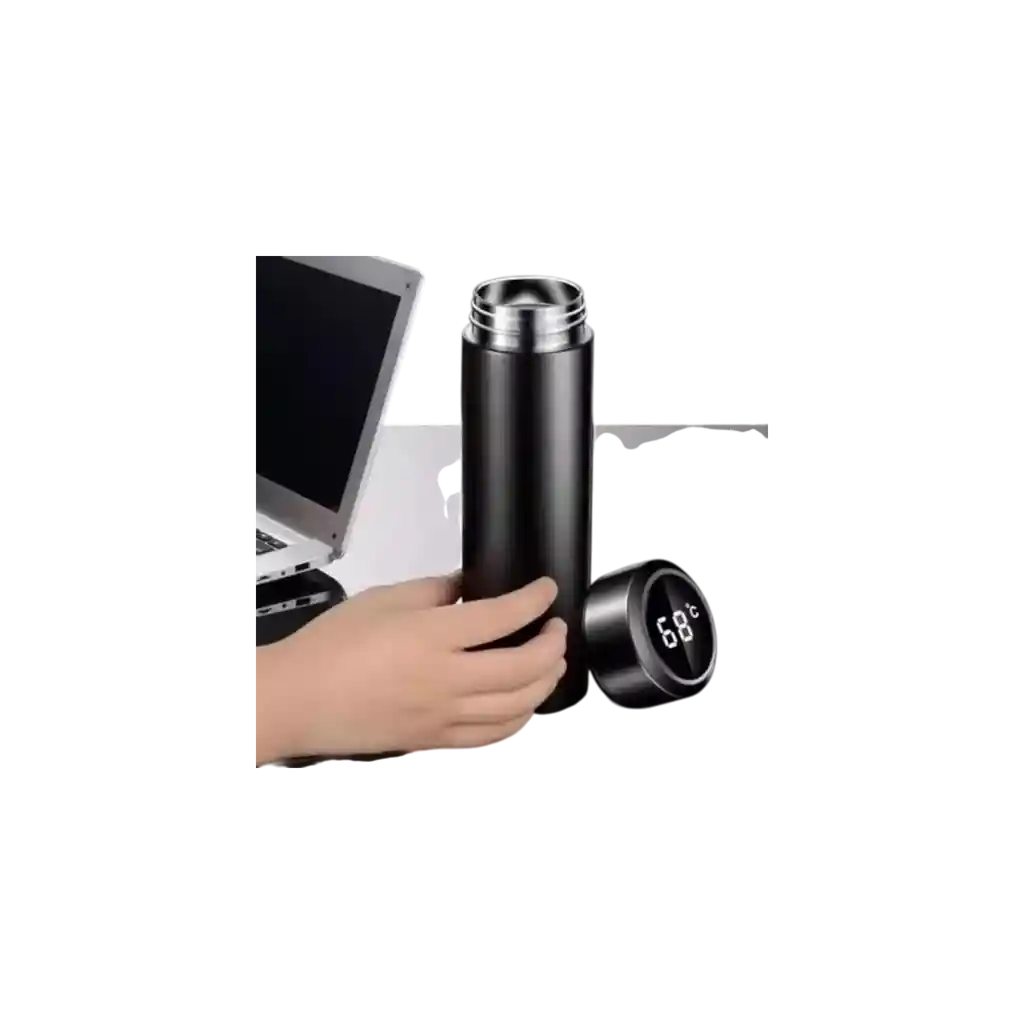 Termo Inteligente Medidor Temperatura 500ml Frio Caliente