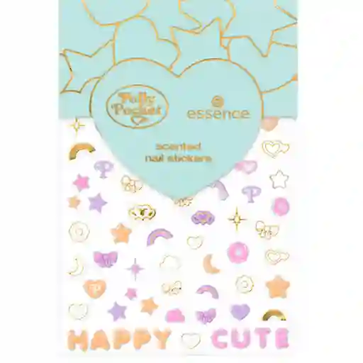 Sticker Para Uñas Con Aroma Essence Polly Pocket 70 Unds