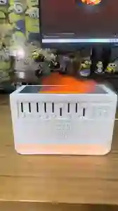 Humidificador Nocturno White Noise Flame Difusor