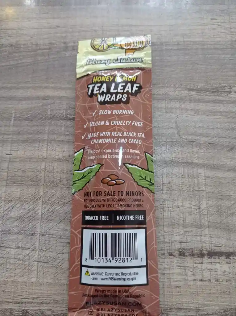 Blazy Susan Blunt - Honey Lemon Tea Leaf Wraps