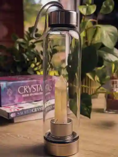 Botella Para Agua Con Citrino
