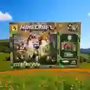 Juego De Construcción Minecraft 858 Piezas Con Retroiluminación Led