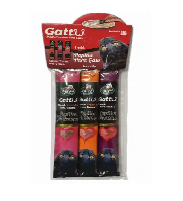 Predador Papilla Para Gato 15 Gr X 3 Unds