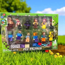 Coleccion Figuras X12 Desarmables Con Herramientas Tipo Lego