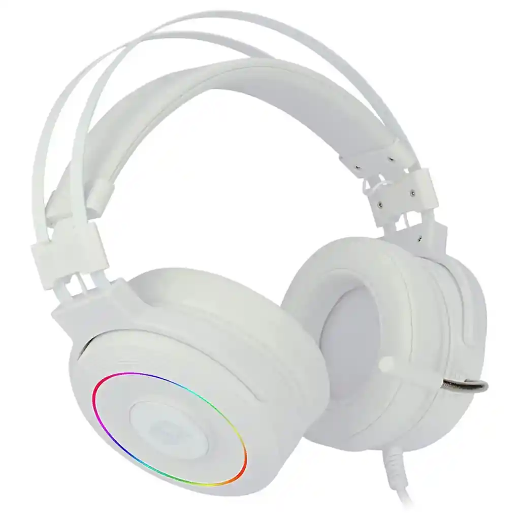 Diadema Gamer Redragon Lamia H320w Rgb Blanco + Soporte