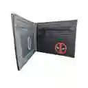 Billetera Deadpool Logo Metalico