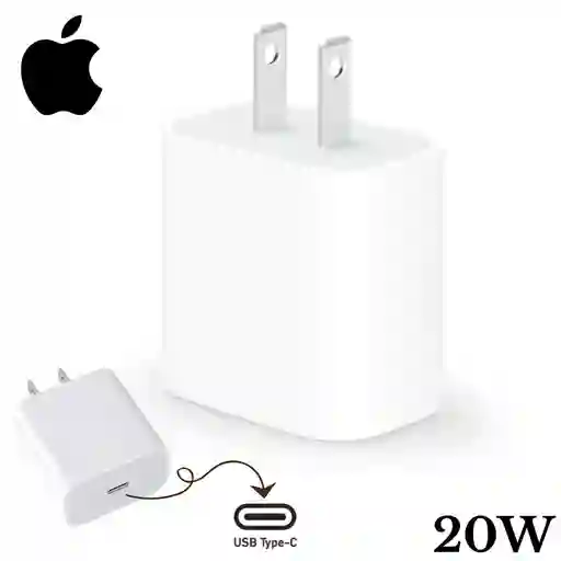 Cabezote Cargador De Pared Tipo C 20w Original Adaptador De Corriente Para Iphone