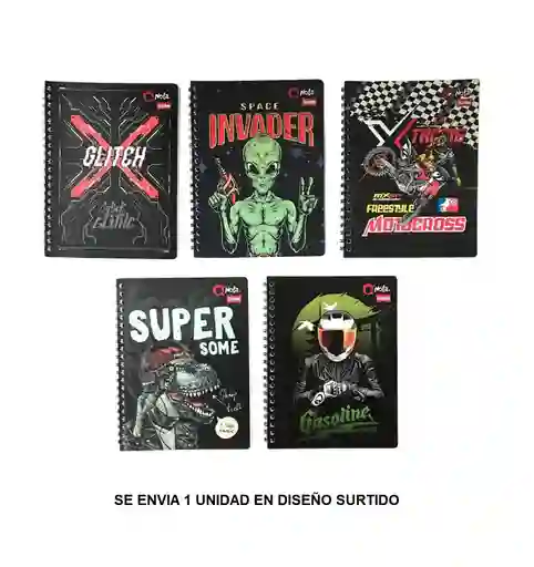 Cuaderno Argollado 80 Hojas Cuadriculado Para Hombre Scribe