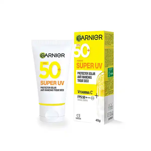 Protector Solar Garnier Super Uv Toque Seco Invisible 40g