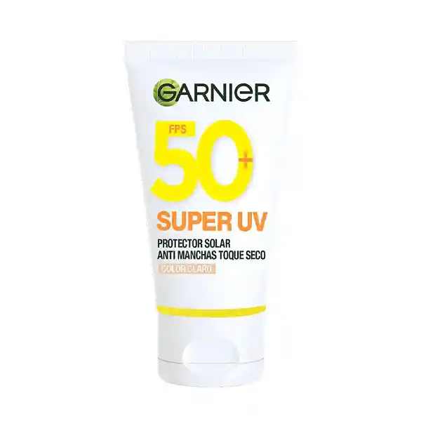 Protector Solar Garnier Super Uv Toque Seco Tono Claro 40g