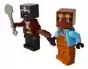 Coleccion Figuras X12 Desarmables Con Herramientas Tipo Lego