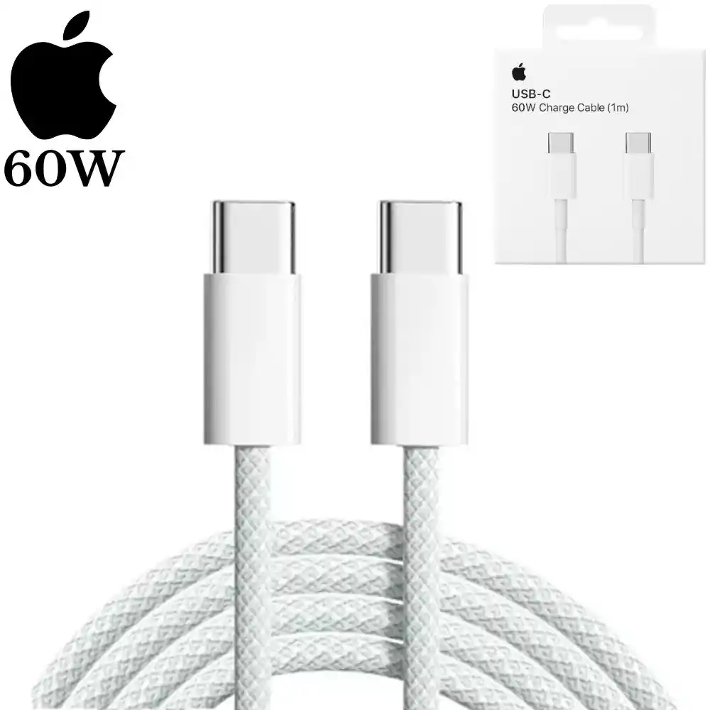 Cable De Carga Tipo C A Tipo C 60w Original Para Iphone Carga Rapida 1 Metro