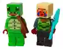 Coleccion Figuras X12 Desarmables Con Herramientas Tipo Lego
