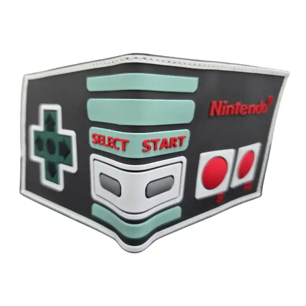 Billetera De Goma Control Nintendo