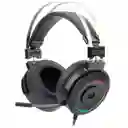 Diadema Gamer Redragon Lamia H320 Rgb Negra + Soporte