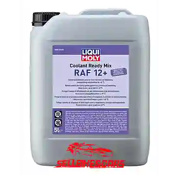 Refrigerante 50% Raf12 Premez G12 Rojo 5l Coolant Ready Mix Raf 12+