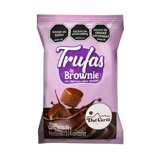 Trufa Brownie Del Cerro 60 Gr Chocolate
