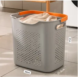 Cesta Organizador Plastico Con Asa 34x37x27cm