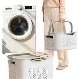 Cesta Organizador Plastico Con Asa 20x38x29cm