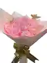 Arreglo Floral Eterno 19 Rosas Rosado