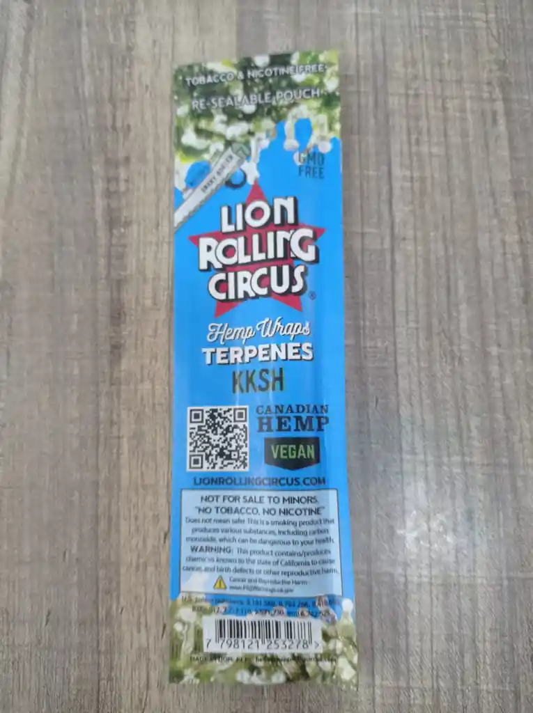 Lion Rolling Circus Blunt Hemp Wraps Terpenes - Kksh