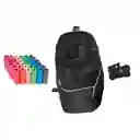Morral Cargador Ventana Grande + Dispensador + 20 Rollos Negro