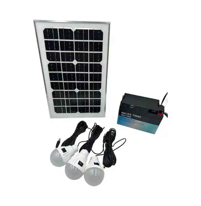 Sistema De Iluminación Y Carga Solar Dg-1280