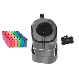 Morral Cargador Ventana Grande + Dispensador + 20 Rollos Gris