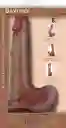 Dildo Davinci 20cm Caramelo