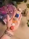 Set Redondo Para Chakras Con Símbolo