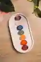 Set Ovalado Para Chakras Con Símbolo