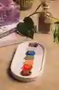 Set Ovalado Para Chakras Con Símbolo