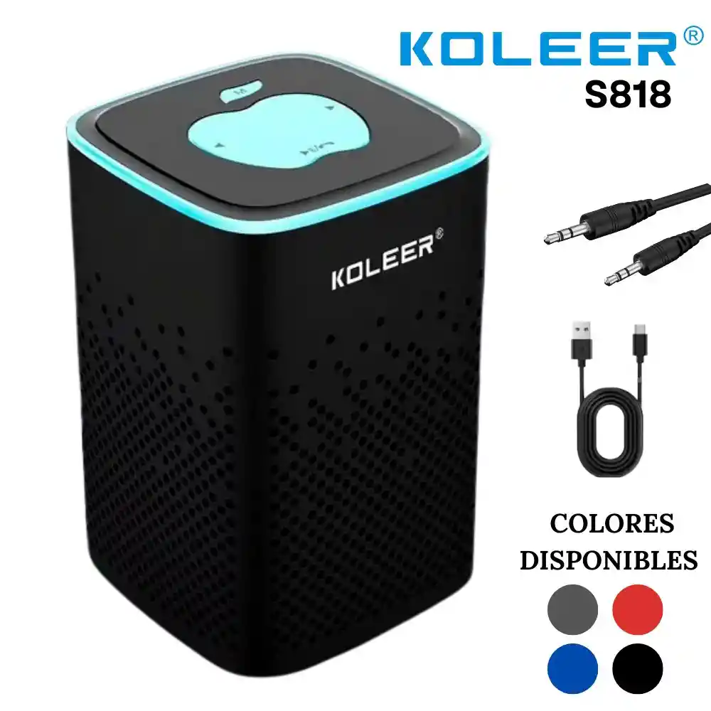 Parlante Bocina Koleer S818 Bluetooth Recargable