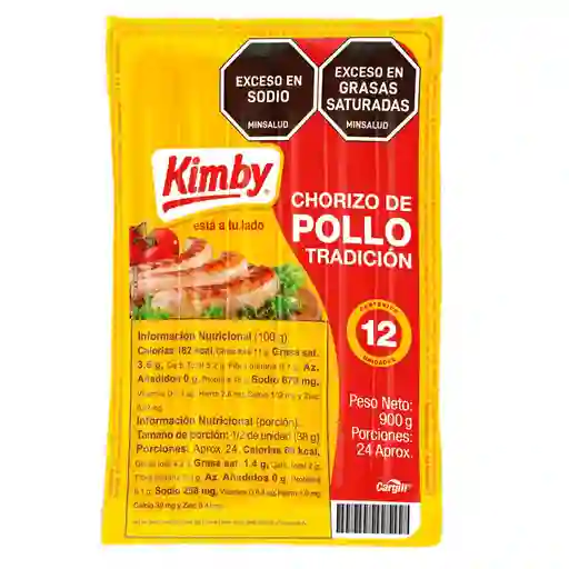 Kimby Chorizo De Pollo 12 Unidades / 75 G