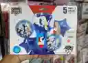 Kit Decorativo De Globos De Sonic Heroes X 5 Unid