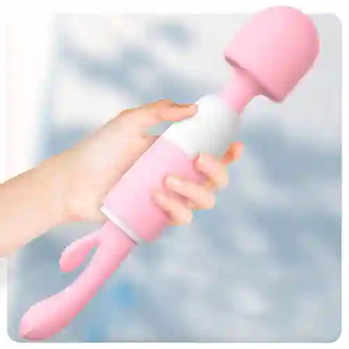 Hitachi + Vibrador Rabbit