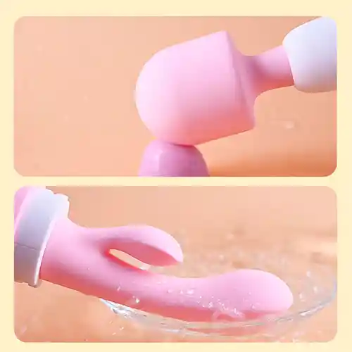 Hitachi + Vibrador Rabbit