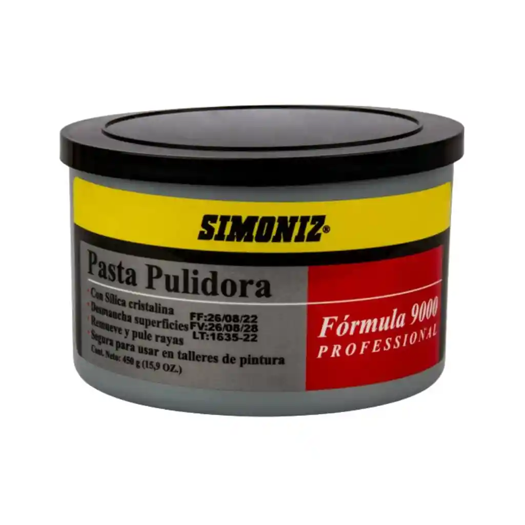 Pasta Pulidora Profesional Fórmula 9000 Simoniz - 450gr
