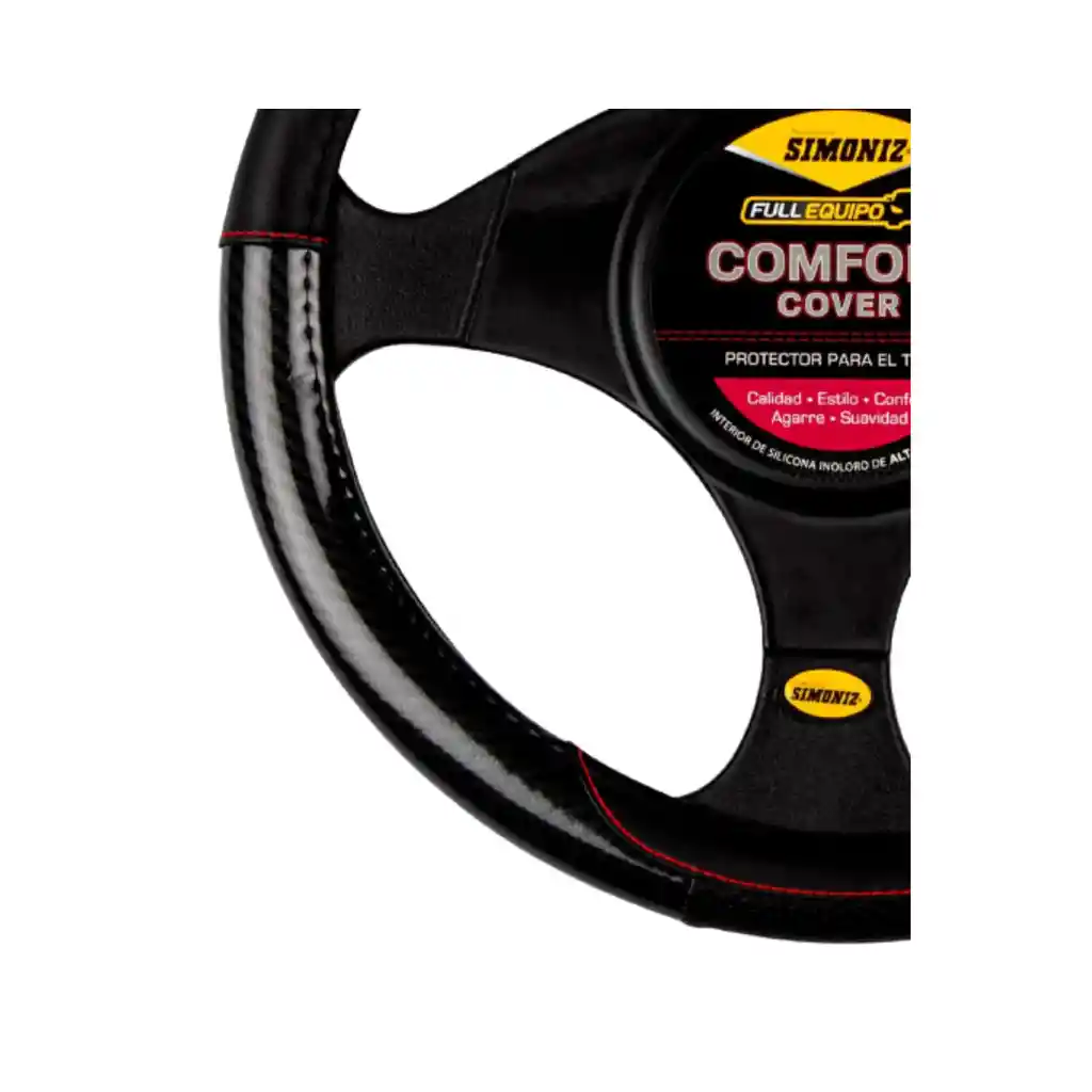 Cubretimón Full Equipo Simoniz - Carbono Rojo