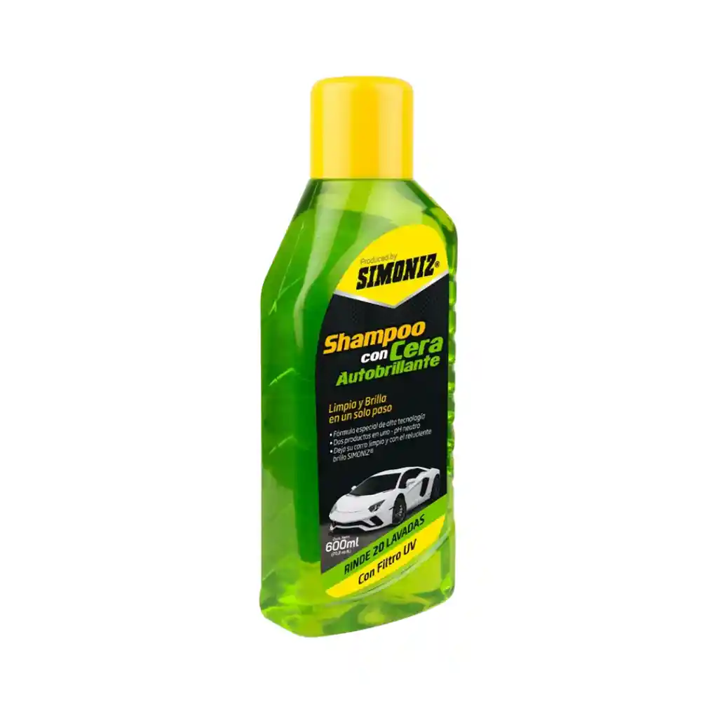 Shampoo Con Cera Autobrillante Simoniz - 600ml