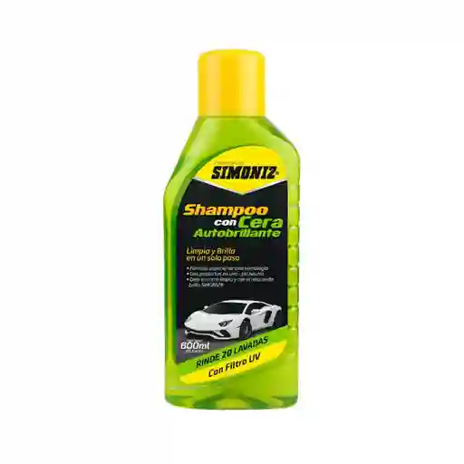 Shampoo Con Cera Autobrillante Simoniz - 600ml