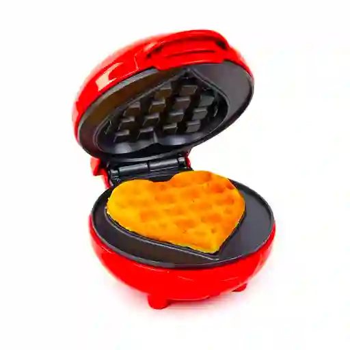 Mini Wafflera Electrica En Forma De Corazon